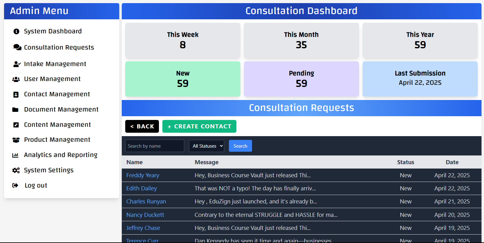 Consultation Management