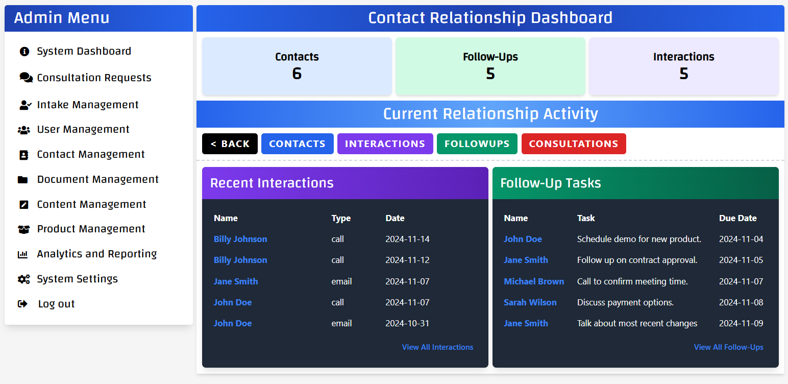 Contact Management